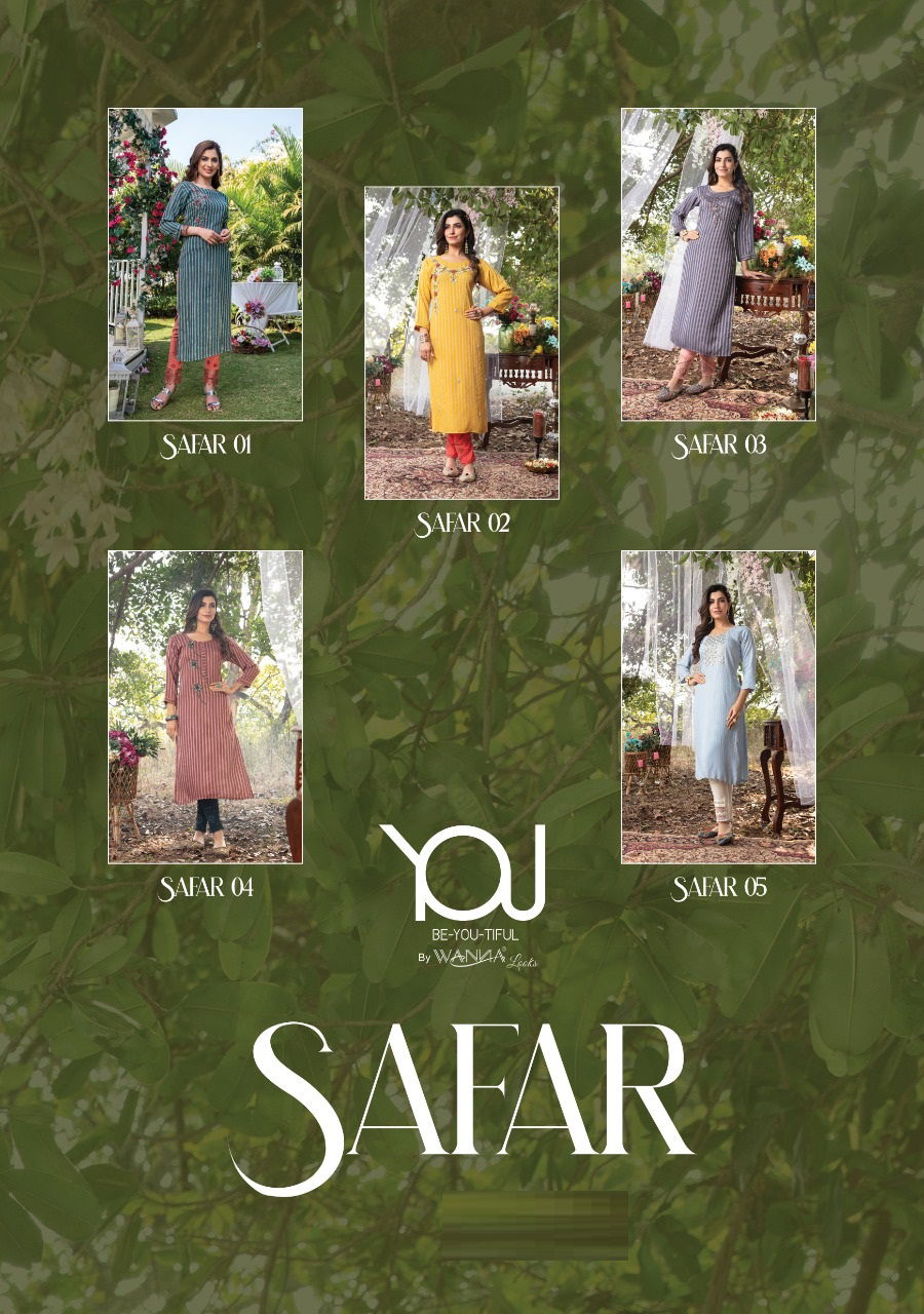 Wanna Safar Heavy Designer Ethnic Wear Fancy Kurti With Bottom Collection